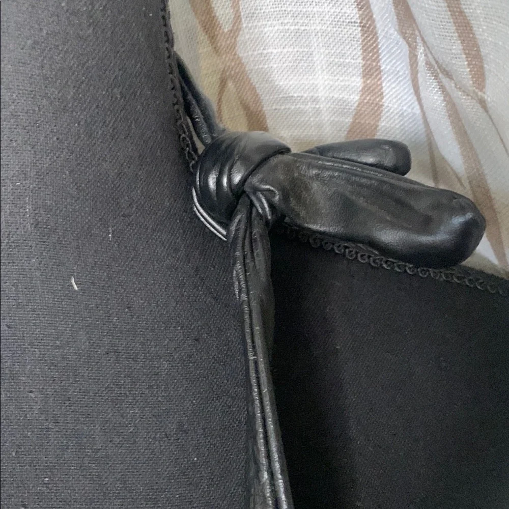 Vintage 1980S Black and Gold Women's Bag